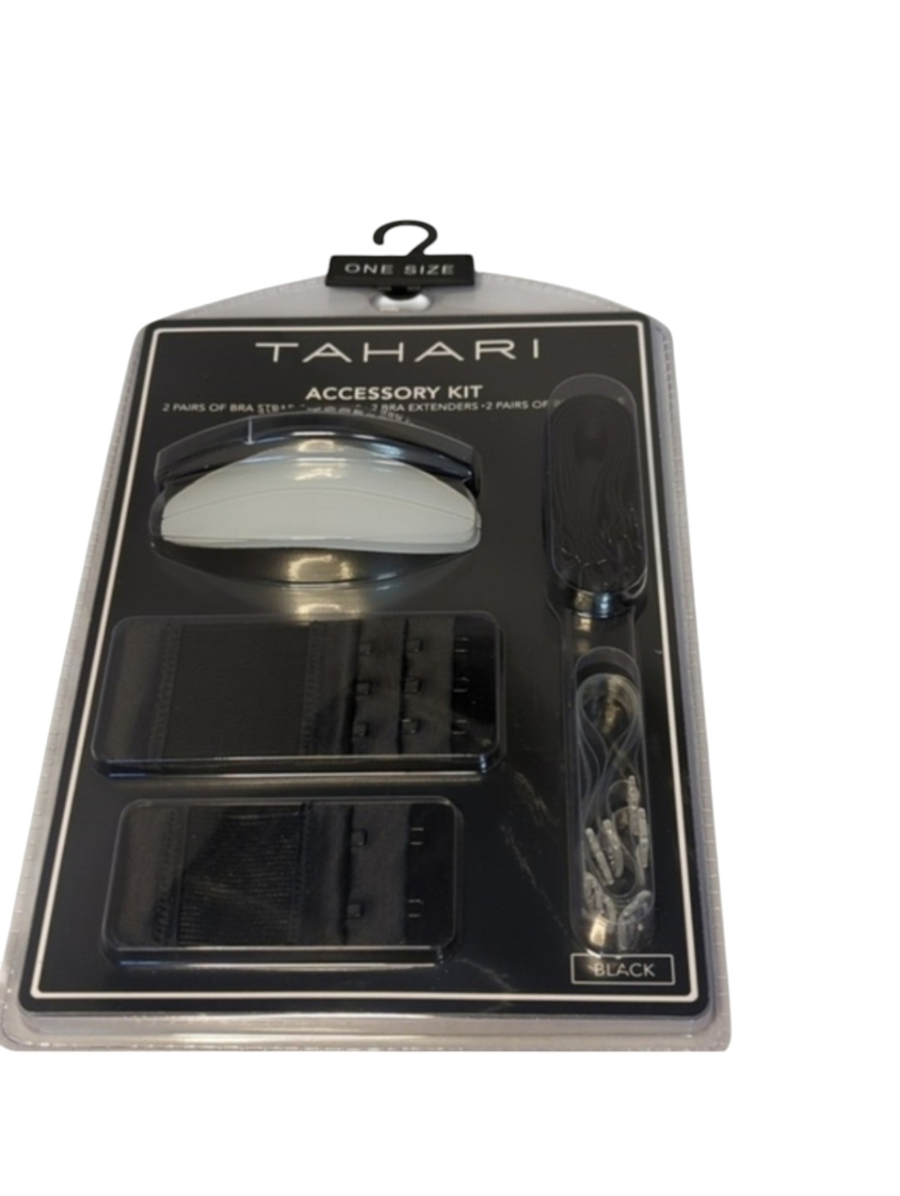 Tahari Bra Extender Strap Accessory Kit - Black
